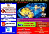 Two Days Workshop on Assemble and Dismantling of IC Engines with Engine Testing  (Spark-2017)